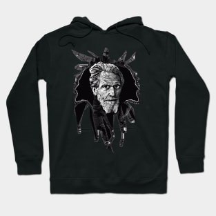 Ezra Pound in Black and White Hoodie